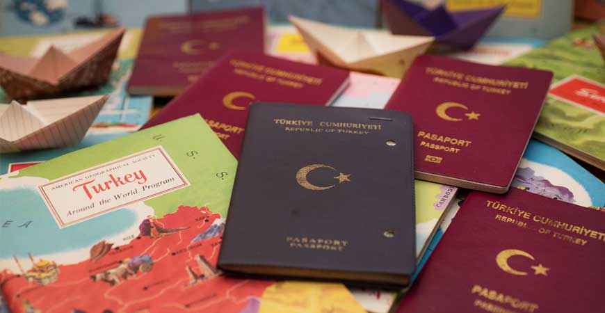 انواع پاسپورت ترکیه